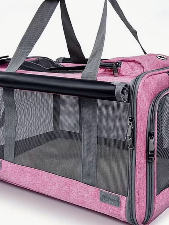 Other - 💕 NIB Pink Soft-Sided Cat or Small Dog Pet Carrier with Mesh Panels